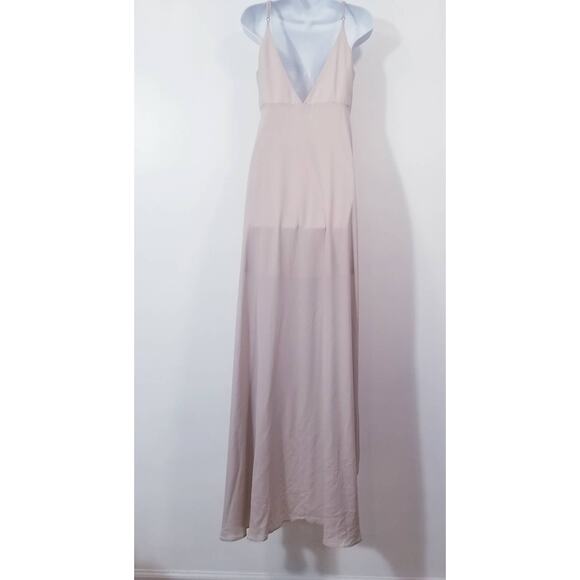 Show me your Mumu Mariah Wrap Dress High Low Maxi Bridesmaid Party Vacation - Picture 10 of 14